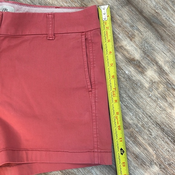 J Crew Women's Pink Chino Shorts 4" Inseam Size 6 Classic Preppy Quite Lux - Picture 7 of 13